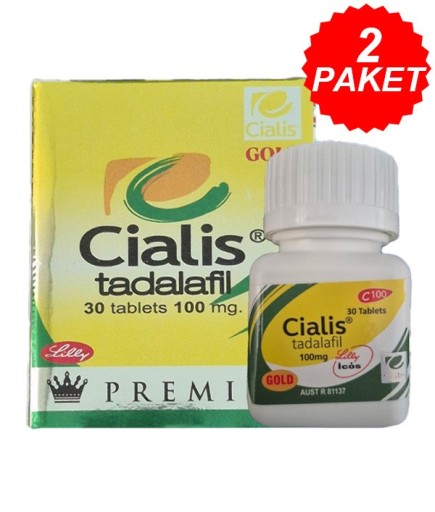 Premium Tadalafil Cialis 100 mg 60 Tablet 2 Kutu