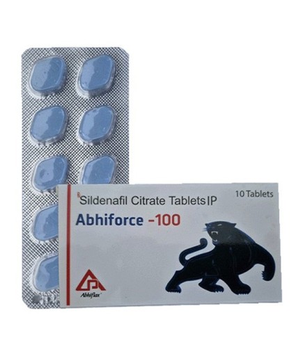 Abhiforce 100 mg Sildenafil 10 Tablet